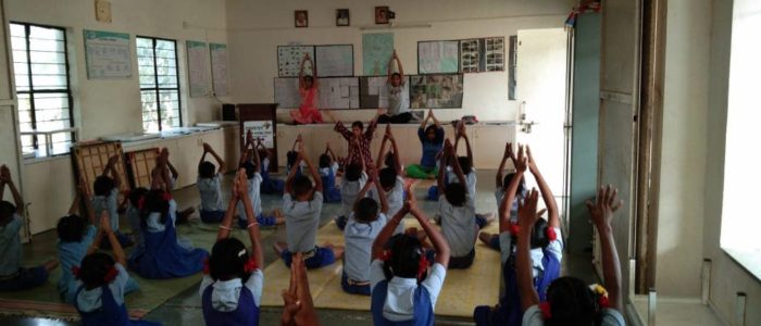 Yoga Session at Rural Health Camp